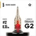 レジェンド プレミアム カートリッジ G2 (第 2 世代) - ラウンド シェーダー - #12 (0.35mm) - 20 個/箱