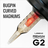 Legend Premium Cartridges G2 (2nd Gen) - Bugpin Curved Magnums - #8 (0.25mm) - 20/Box