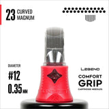 Legend Comfort Grip Cartridges - Curved Magnums - #12 (0.35mm) - 20/Box